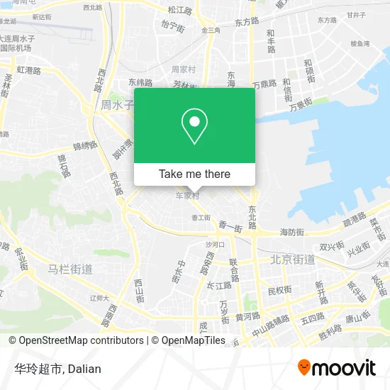 华玲超市 map