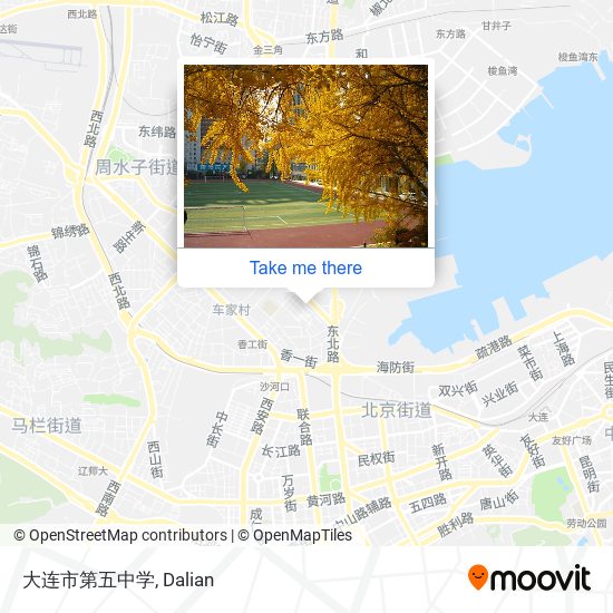 大连市第五中学 map