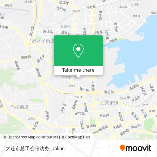 大连市总工会信访办 map
