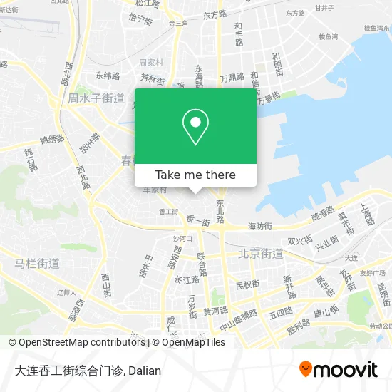 大连香工街综合门诊 map