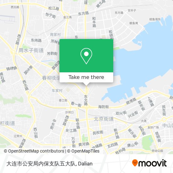 大连市公安局内保支队五大队 map