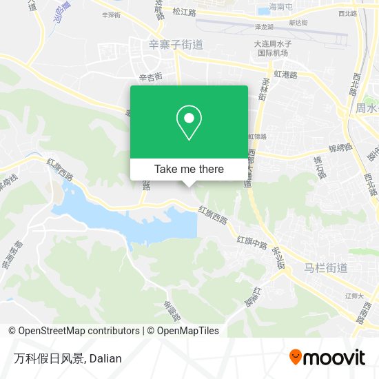 万科假日风景 map