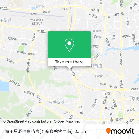 海王星辰健康药房(奇多多购物西南) map