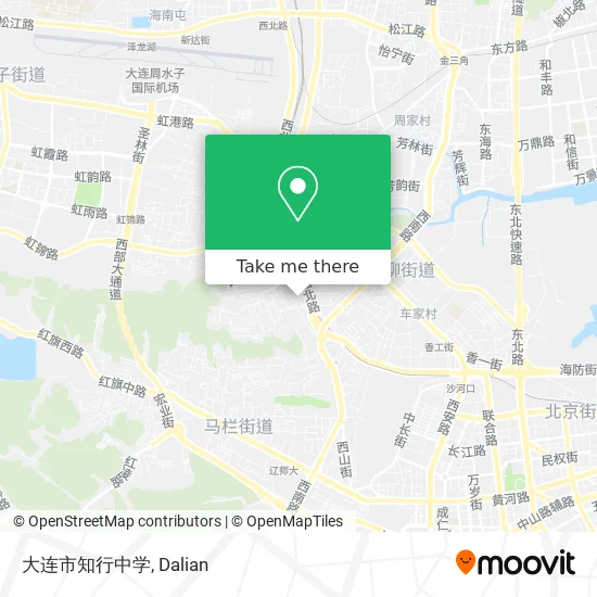 大连市知行中学 map