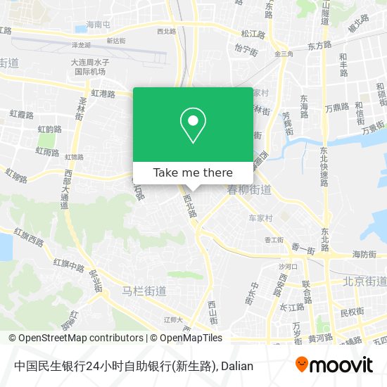 中国民生银行24小时自助银行(新生路) map