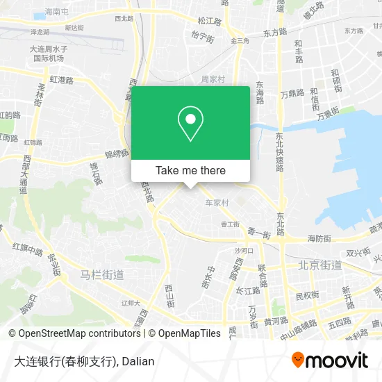 大连银行(春柳支行) map