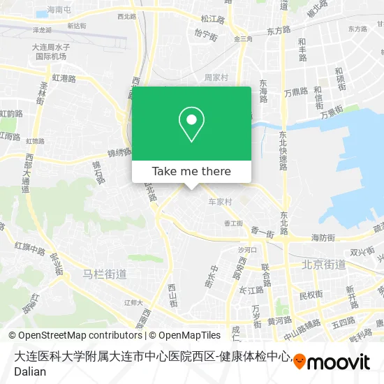 大连医科大学附属大连市中心医院西区-健康体检中心 map