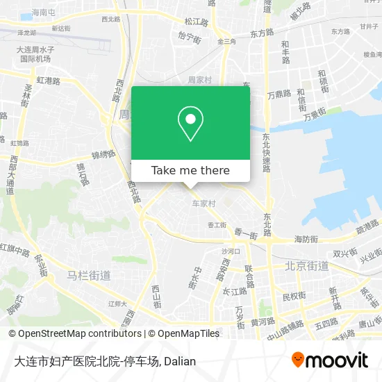 大连市妇产医院北院-停车场 map