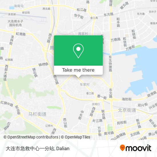 大连市急救中心一分站 map