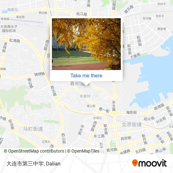 大连市第三中学 map