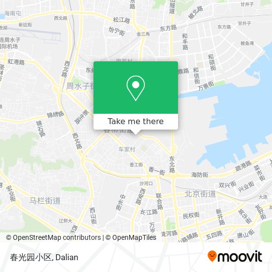 春光园小区 map