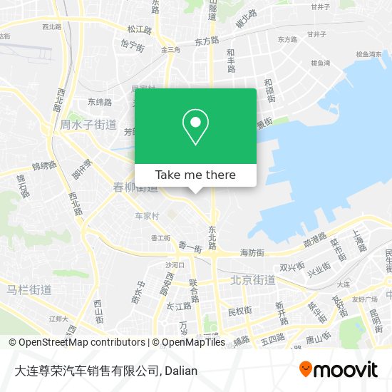 大连尊荣汽车销售有限公司 map