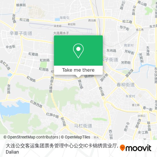 大连公交客运集团票务管理中心公交IC卡锦绣营业厅 map