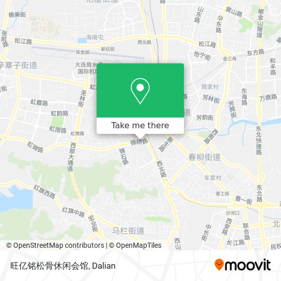 旺亿铭松骨休闲会馆 map