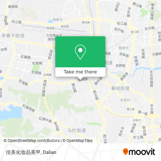 佳美化妆品美甲 map