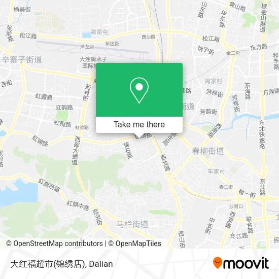 大红福超市(锦绣店) map