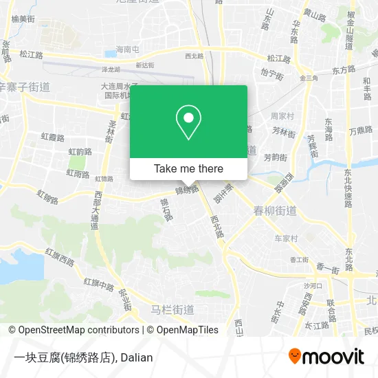 一块豆腐(锦绣路店) map