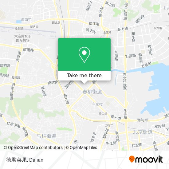 德君菜果 map