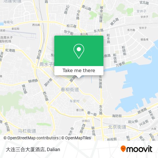 大连三合大厦酒店 map