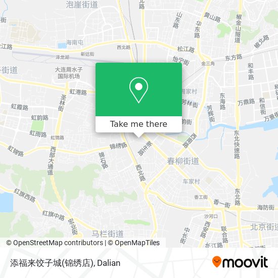 添福来饺子城(锦绣店) map