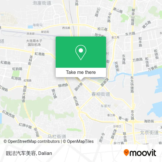靓洁汽车美容 map
