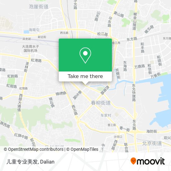 儿童专业美发 map