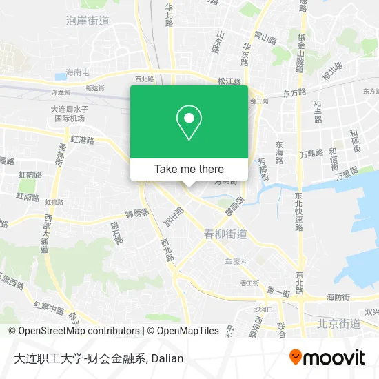 大连职工大学-财会金融系 map