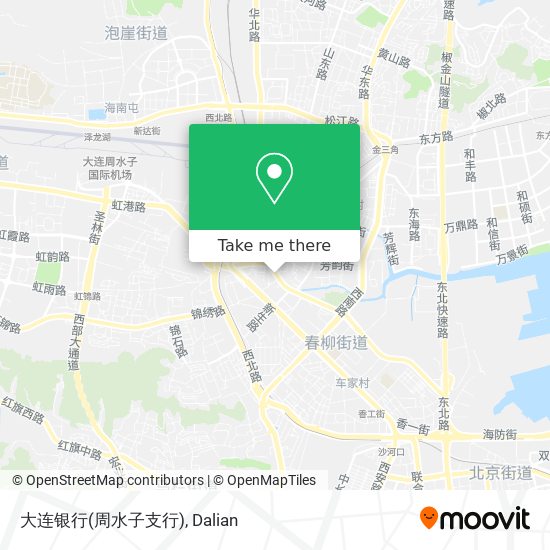 大连银行(周水子支行) map