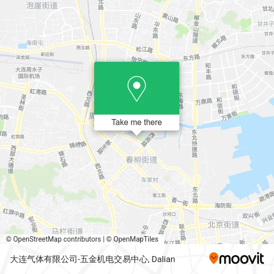 大连气体有限公司-五金机电交易中心 map