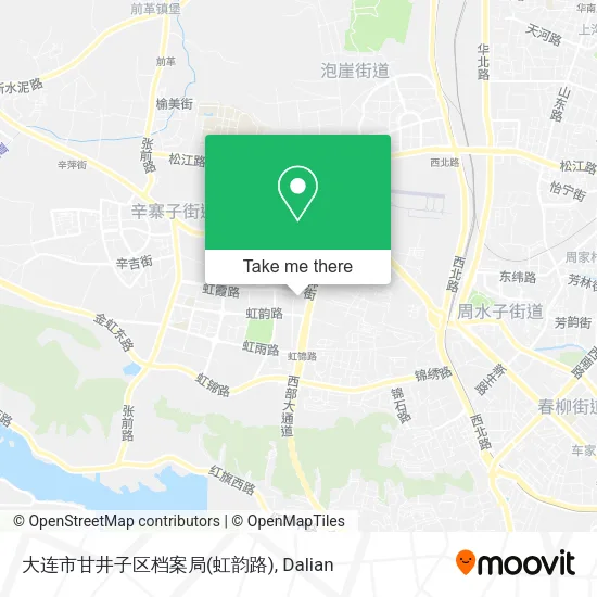 大连市甘井子区档案局(虹韵路) map