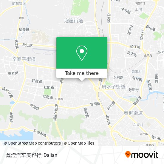 鑫滢汽车美容行 map