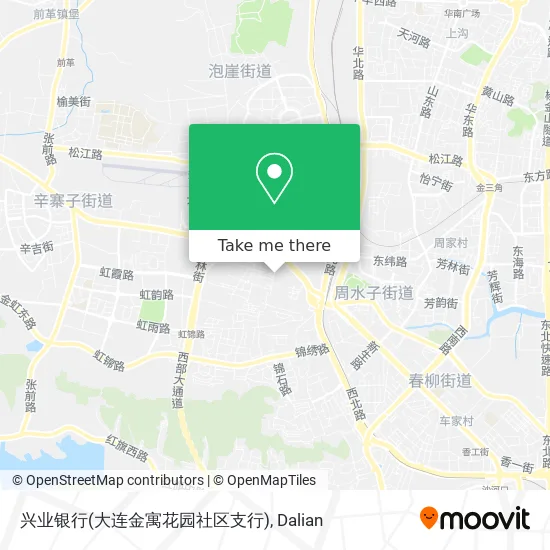 兴业银行(大连金寓花园社区支行) map