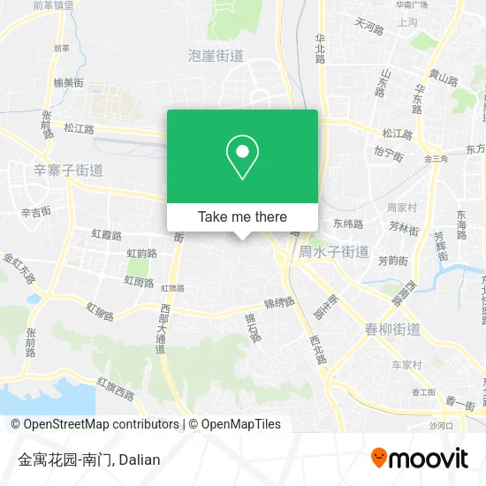 金寓花园-南门 map