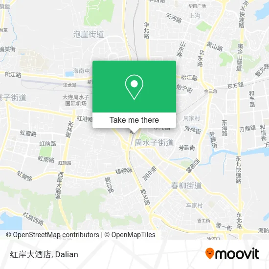 红岸大酒店 map