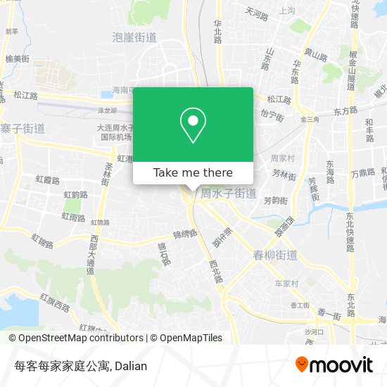 每客每家家庭公寓 map