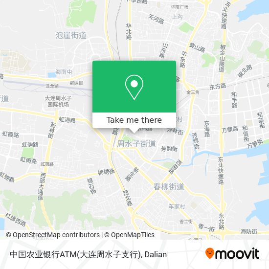 中国农业银行ATM(大连周水子支行) map