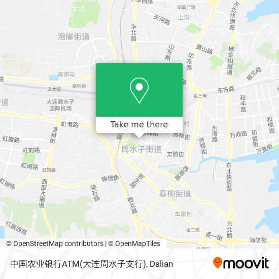 中国农业银行ATM(大连周水子支行) map