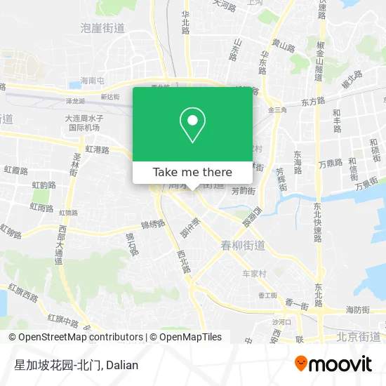 星加坡花园-北门 map