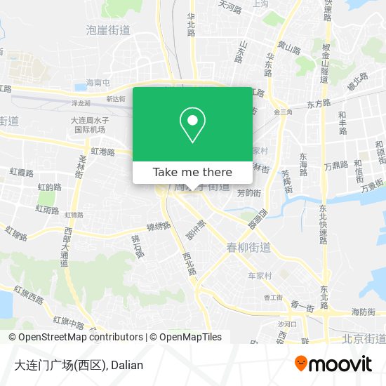 大连门广场(西区) map