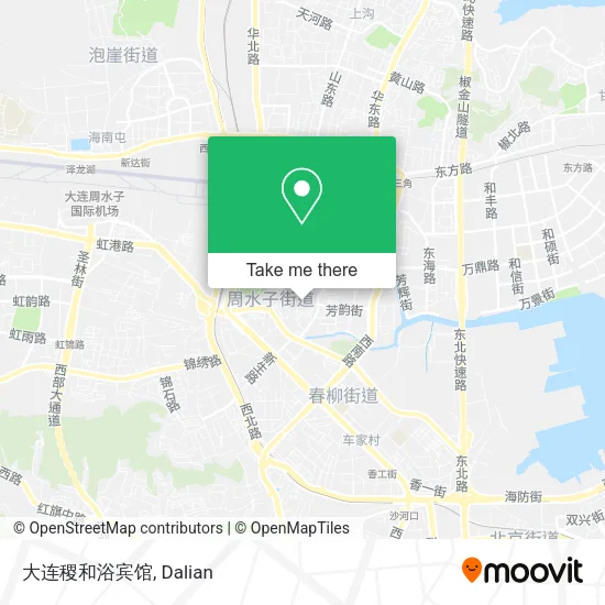 大连稷和浴宾馆 map
