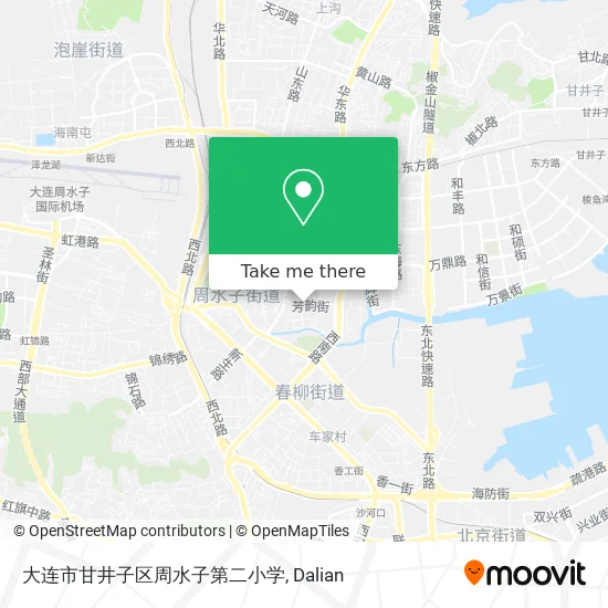 大连市甘井子区周水子第二小学 map