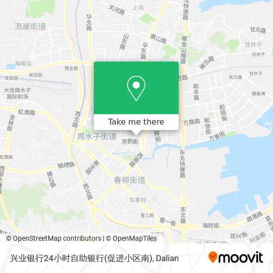 兴业银行24小时自助银行(促进小区南) map