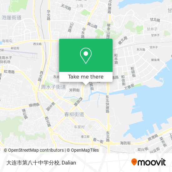 大连市第八十中学分校 map