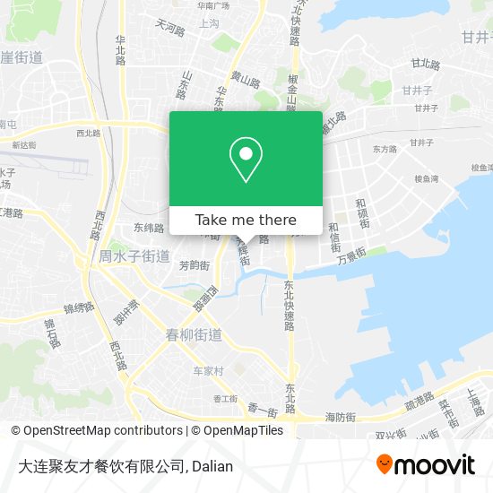 大连聚友才餐饮有限公司 map