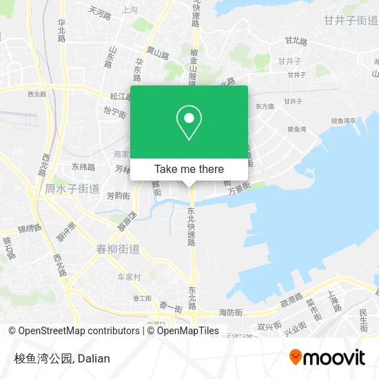 梭鱼湾公园 map