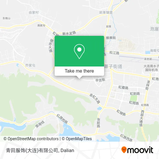 青田服饰(大连)有限公司 map