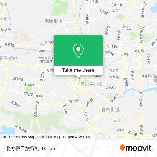 北方假日旅行社 map