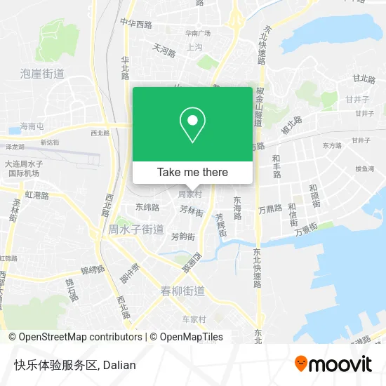 快乐体验服务区 map