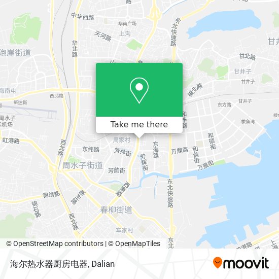 海尔热水器厨房电器 map