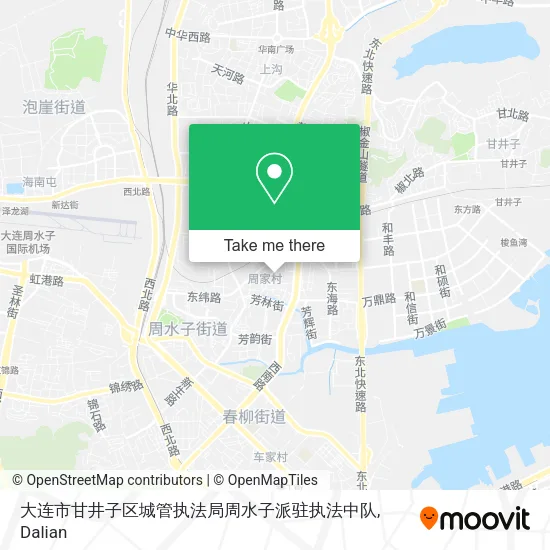 大连市甘井子区城管执法局周水子派驻执法中队 map